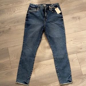 Good American good waist cropped jeans. BNWOT
